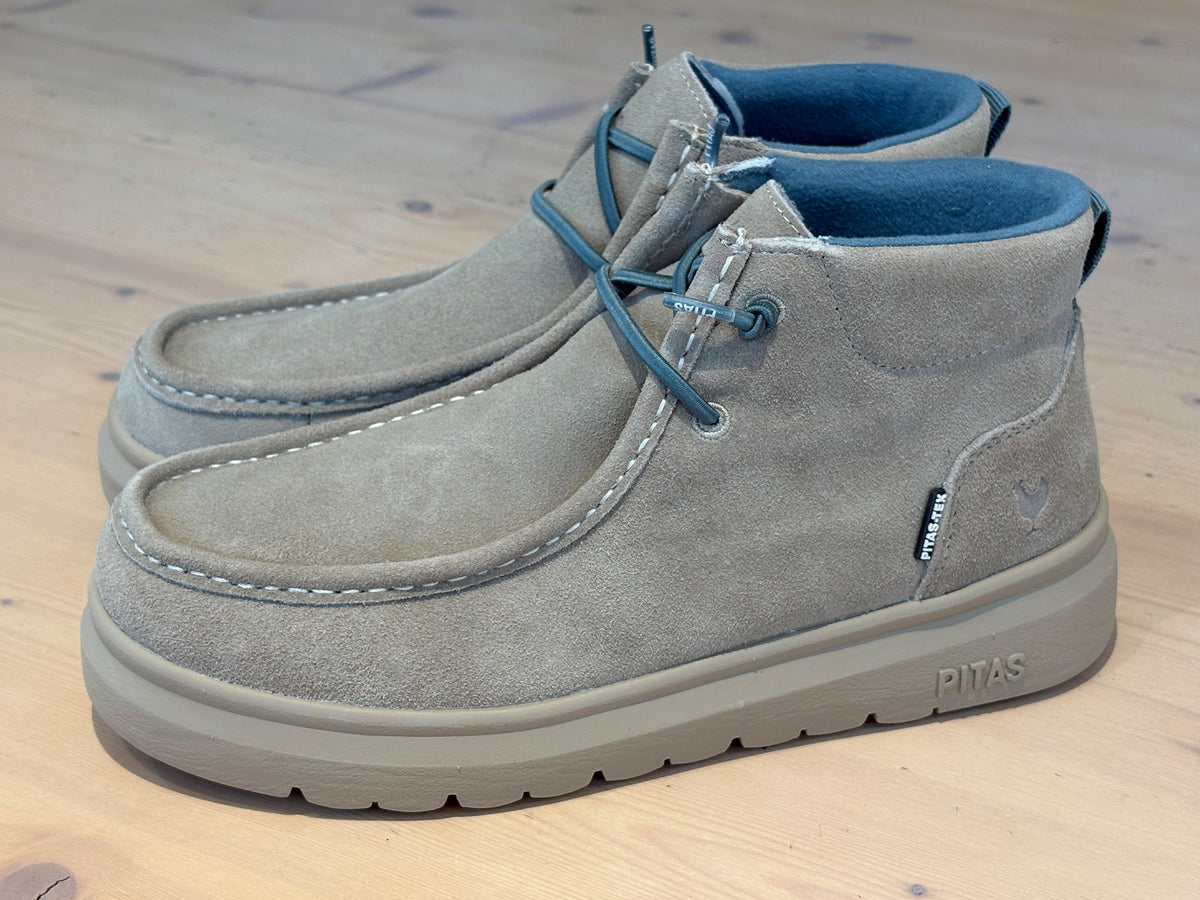 Pitas Paris Bota Walaby Serraje hidrofugado Beig Mujer