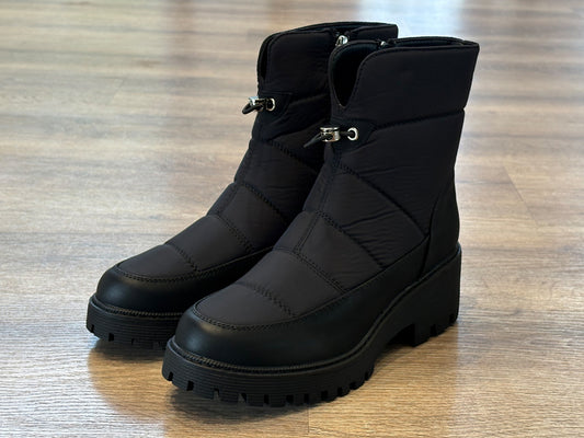 ÉTIKA 11117 Botin acolchadado Ryta Cremallera Negro Mujer