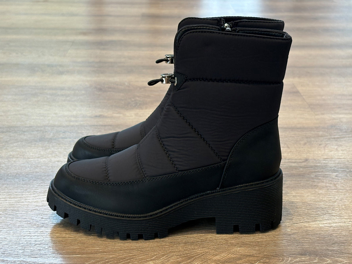 ÉTIKA 11117 Botin acolchadado Ryta Cremallera Negro Mujer