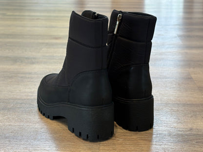 ÉTIKA 11117 Botin acolchadado Ryta Cremallera Negro Mujer