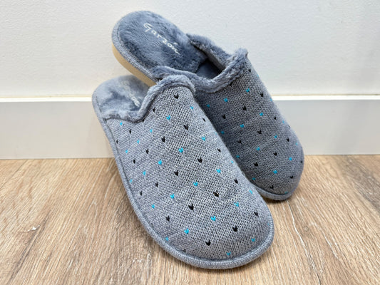 Zapatilla de Casa cerrada Garzón P450.329 Indigo Mujer