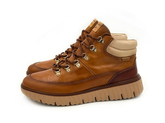 Bota Piel Brandy Cordon Cremallera Pikolinos W5P-8978C2 Mujer