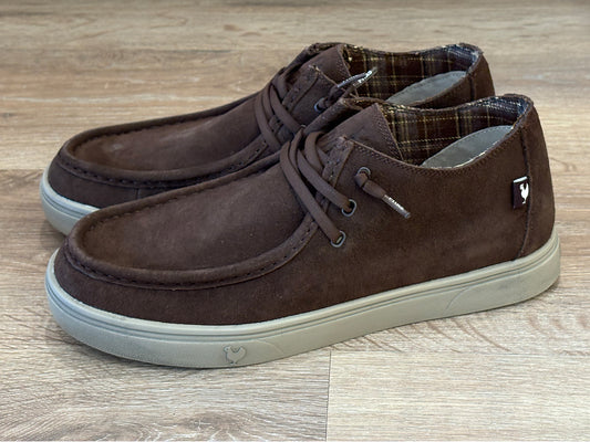 Zapato Walaby Serraje Hidrofugado Pitas Tasos Marino Hombre