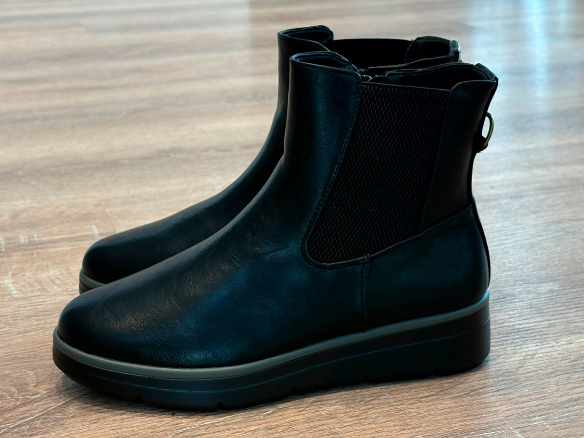 Botin Chelsie elastico Negro Mysoft 26M525 Mujer