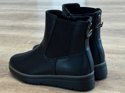 Botin Chelsie elastico Negro Mysoft 26M525 Mujer