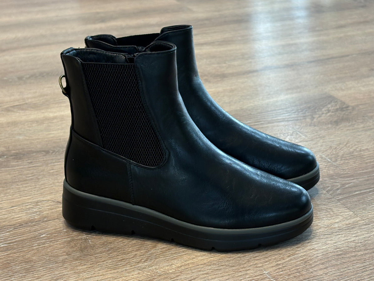 Botin Chelsie elastico Negro Mysoft 26M525 Mujer