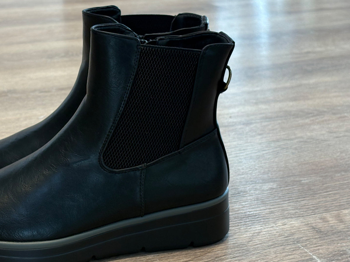 Botin Chelsie elastico Negro Mysoft 26M525 Mujer