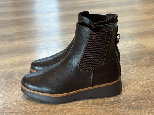 Botin Chelsie elastico Marrón Mysoft 26M525 Mujer