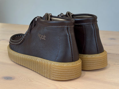 Botin Piel Walaby Testa cordon Agot Mujer