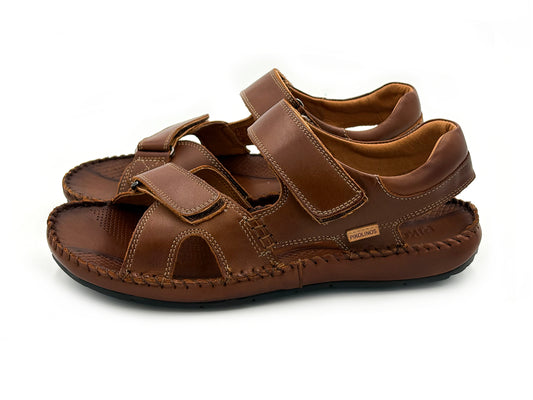 PIKOLINOS 06J-5818 SANDALIA TARIFA VELCRO PIEL CUERO HOMBRE